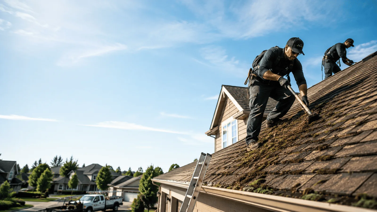 Roof Moss Removal in Stamford, TX near me